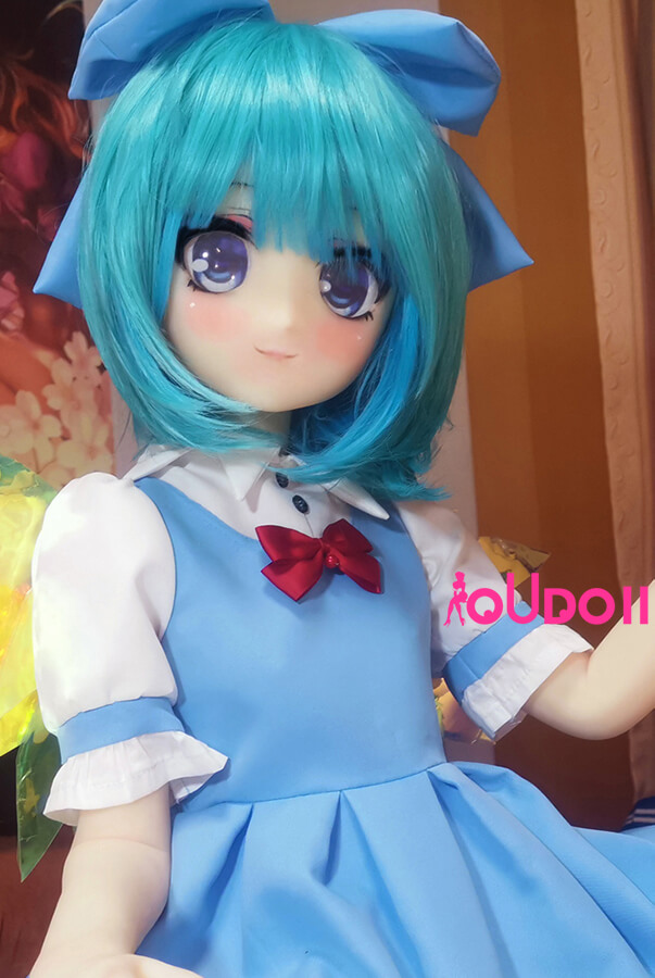 anime nimi doll-Blue Hair Cute Anime Mini Sex Doll Aletha 135cm 4ft 4-04