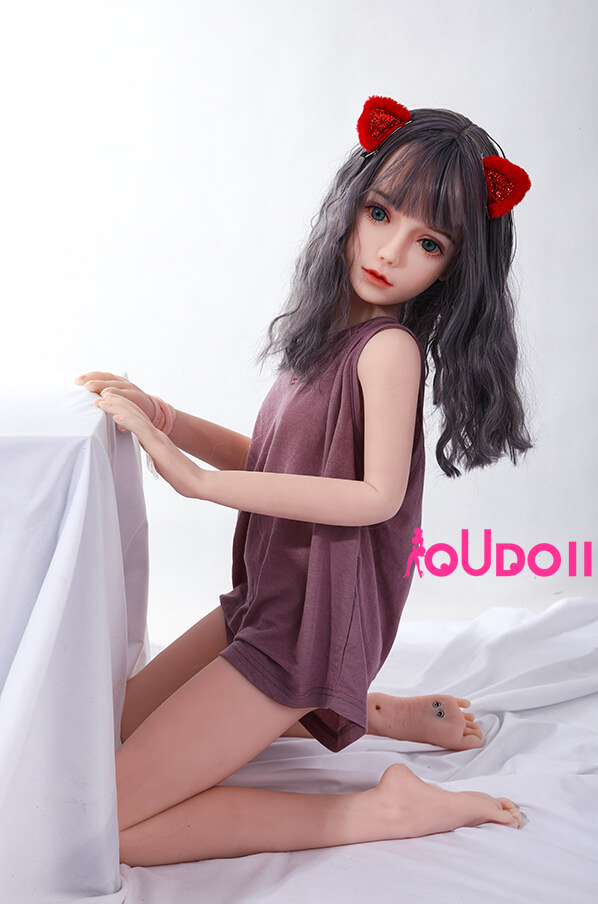 small sex dolls Cute Flat Chested Petite Sex Doll Nora 128cm 4ft 1-08