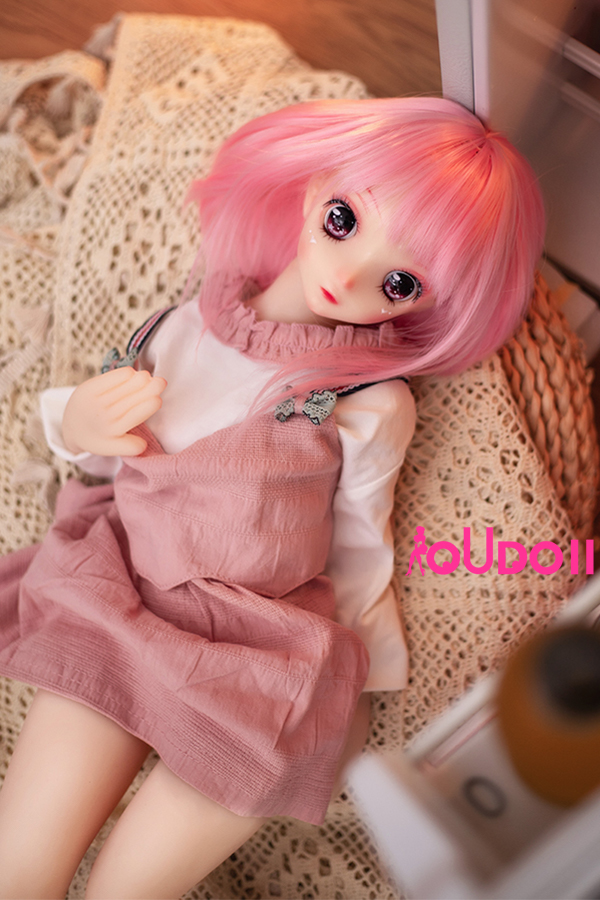 Anime sex doll-Pink hair cartoon mini sex doll Ensley 65cm 2ft 1-04