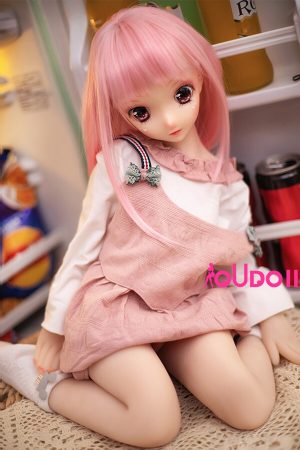 Anime sex doll-Pink hair cartoon mini sex doll Ensley 65cm 2ft 1-05