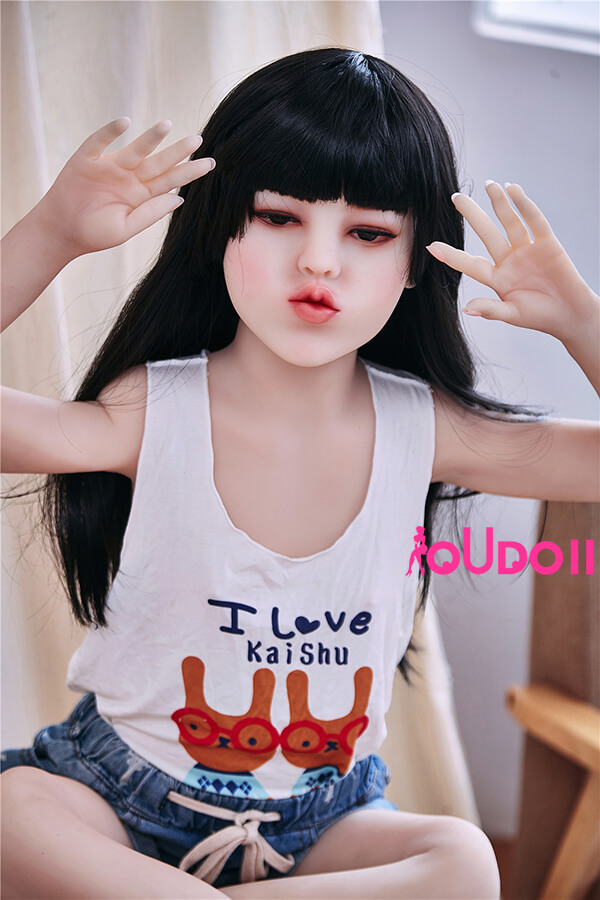 Mini sex doll-Cute Flat Chested Mini Sex Girl Maddison 128cm 4ft 1-05