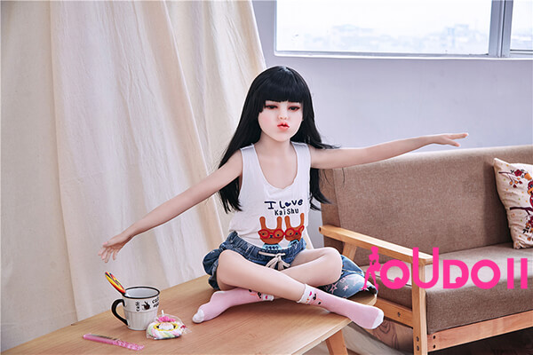 Mini sex doll-Cute Flat Chested Mini Sex Girl Maddison 128cm 4ft 1-10