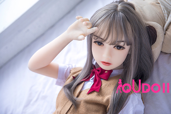 cutu girl doll-Cute Student Wear Flat Chest Mini Sex Doll Alannah 130cm 4ft 2-11