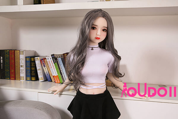 fucking silicone sex doll-Long Hair Mini Slim Waist Real Sex Doll Anya 125cm 4ft 1-09