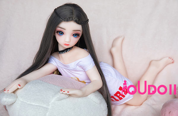 milf love sex-Big Eyes Flat Chest Mini Sex Doll Cinderella 65cm 2ft 1-f