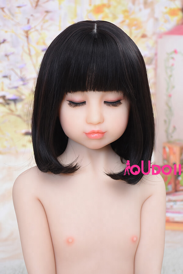 mini sex doll-Cute Sleepy Flat Chest Cheap Sex Dolls Kinsley 108cm 3ft 5-06