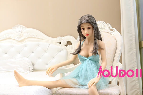 Sex doll fuck-Big Sexy Mini Sex Doll with Grey Hair Allison 125cm 4ft 1-09