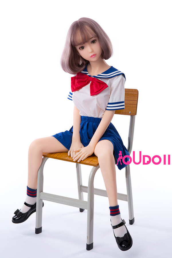 TPE sex doll-Cute Schoolgirl Mini Sex Doll Nylah 125cm 4ft 1-03
